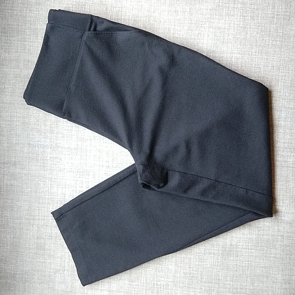 Max Studio Black Cropped Pants Office Staple Wear Pockets M